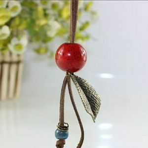 Ceramic women's necklace